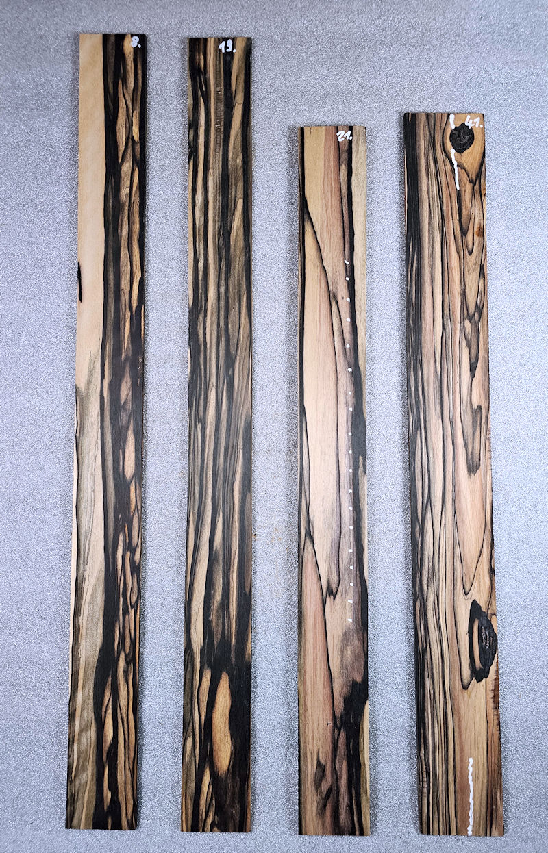 “Second Choice” Pale Moon Ebony BASS-FRETBOARD (PM-Bass-8-41)